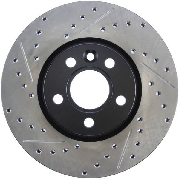 Stoptech - StopTech Sport Drilled/Slotted Brake Rotor; Front Right
