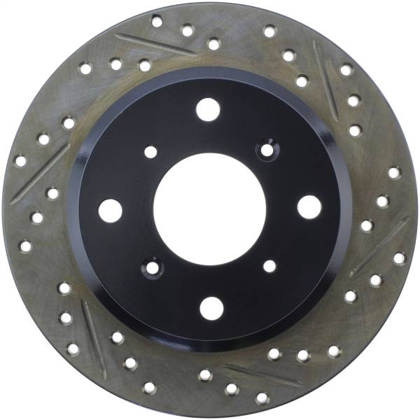 Stoptech - StopTech Sport Drilled/Slotted Brake Rotor Rear Left 127.40019L