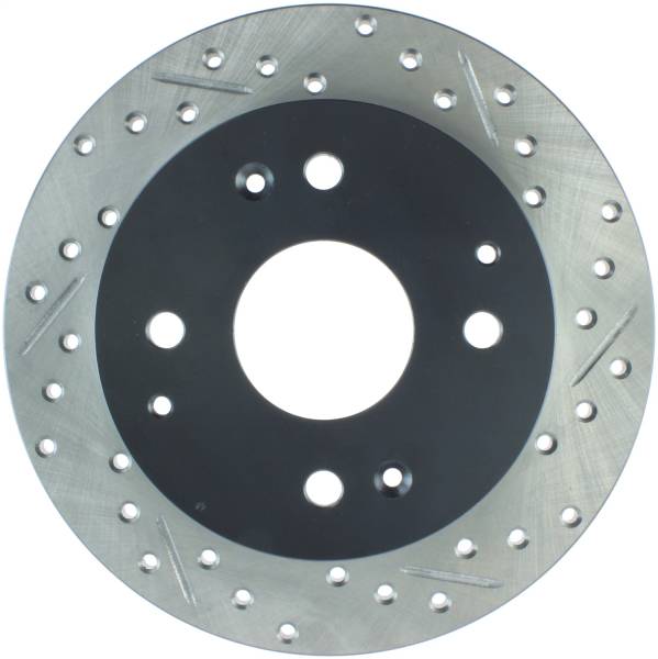 Stoptech - StopTech Sport Drilled/Slotted Brake Rotor Rear Left 127.40024L