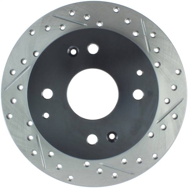 Stoptech - StopTech Sport Drilled/Slotted Brake Rotor Rear Left 127.40041L
