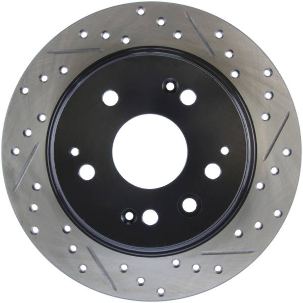 Stoptech - StopTech Sport Drilled/Slotted Brake Rotor Rear Left 127.40052L