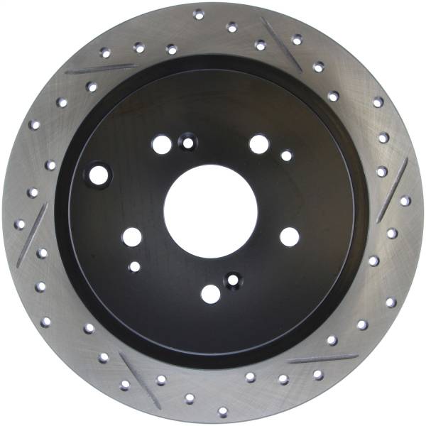 Stoptech - StopTech Sport Drilled/Slotted Brake Rotor Rear Left 127.40053L