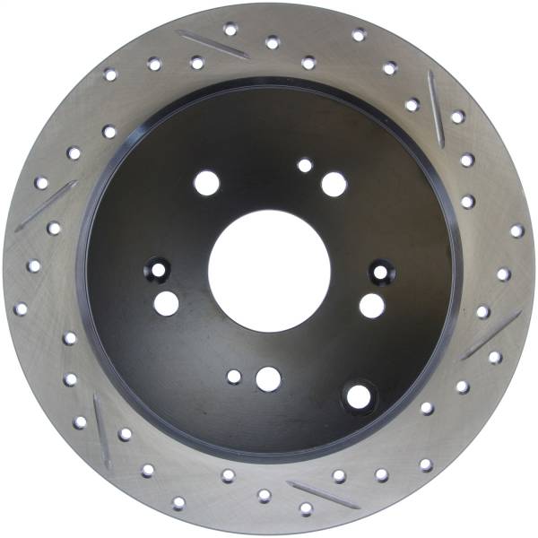 Stoptech - StopTech Sport Drilled/Slotted Brake Rotor Rear Left 127.40063L