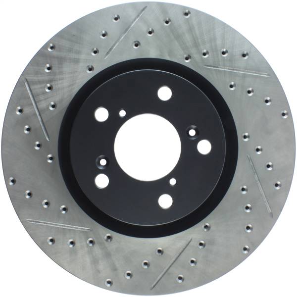 Stoptech - StopTech 07-08 Acura MDX SportStop Slotted & Drilled Right Front Rotor - 127.40071R