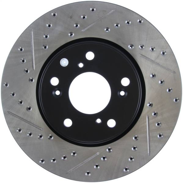 Stoptech - StopTech Slotted & Drilled Sport Brake Rotor Front Right 13 Honda Accord Sport - 127.40086R