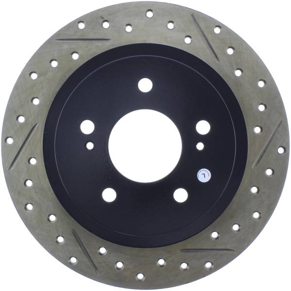 Stoptech - StopTech Sport Drilled/Slotted Brake Rotor Rear Left 127.42026L