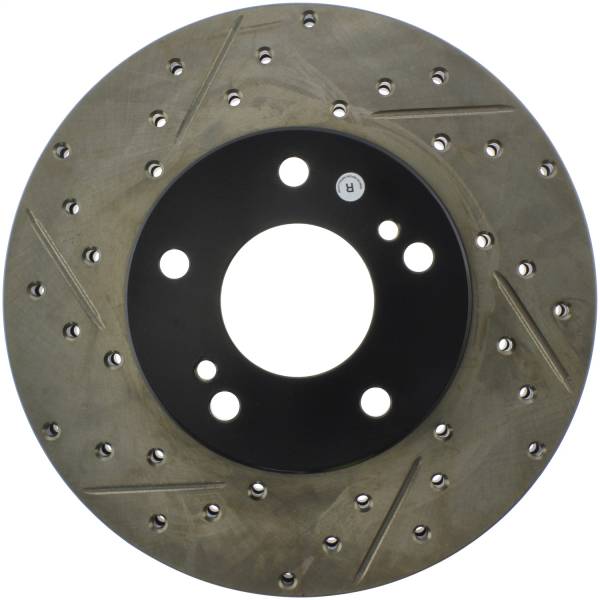 Stoptech - StopTech Sport Drilled/Slotted Brake Rotor Front Right 127.42048R
