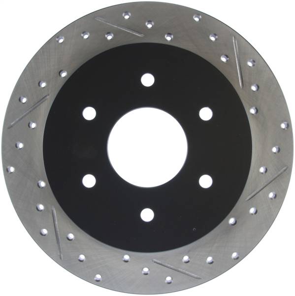 Stoptech - StopTech Sport Drilled/Slotted Brake Rotor Rear Left 127.42081L
