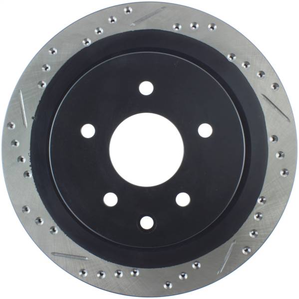Stoptech - StopTech 06-07 350Z / 05-07 G35 / 06-07 G35X SportStop Slotted & Drilled Rear Right Rotor - 127.42088R