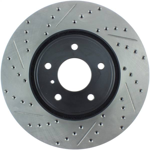 Stoptech - StopTech Sport Drilled/Slotted Brake Rotor Front Right 127.42092R