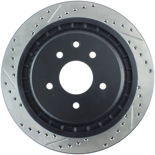 Stoptech - StopTech Infiniti G37 / Nissan 370Z SportStop Slotted & Drilled Rear Right Rotor - 127.42101R
