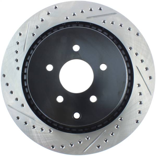 Stoptech - StopTech 09 Infiniti FX50 SportStop Slotted & Drilled Rear Right Rotor - 127.42105R
