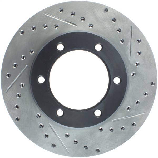 Stoptech - StopTech Sport Drilled/Slotted Brake Rotor Front Left 127.44091L