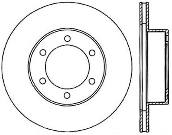 Stoptech - StopTech Sport Cryo Drilled/Slotted Brake Rotor Front Right 127.44112CR