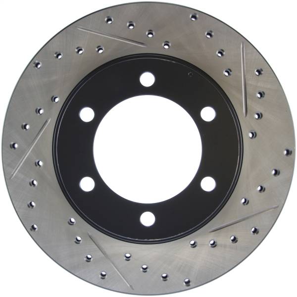 Stoptech - StopTech Sport Drilled/Slotted Brake Rotor Front Left 127.44112L