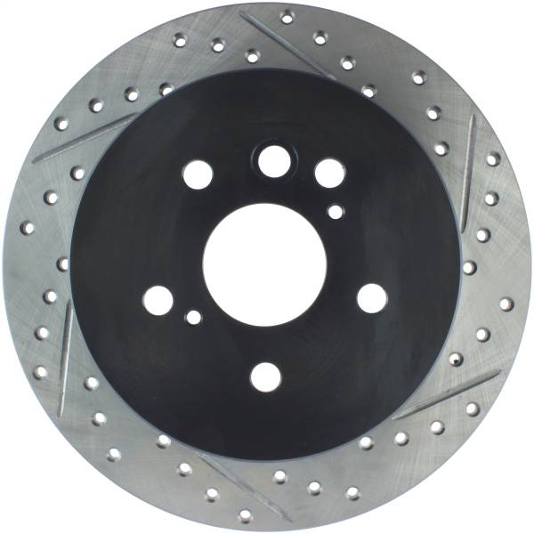 Stoptech - StopTech Sport Drilled/Slotted Brake Rotor Rear Left 127.44134L