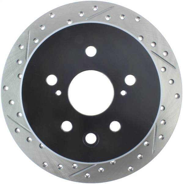 Stoptech - StopTech 06-10 Lexus IS 250/IS 300/IS 350 SportStop Slotted & Drilled Right Rear Rotor - 127.44142R