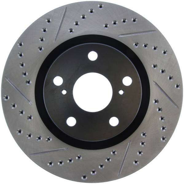 Stoptech - StopTech 07-09 Lexus ES 250/ES 300/ ES330/ES350 SportStop Slotted & Drilled Right Front Rotor - 127.44146R