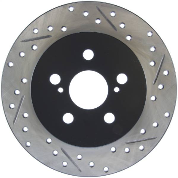 Stoptech - StopTech Sport Drilled/Slotted Brake Rotor Rear Left 127.44165L