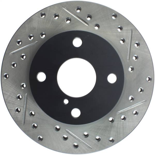 Stoptech - StopTech Sport Drilled/Slotted Brake Rotor Front Left 127.45034L