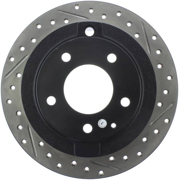 Stoptech - StopTech Sport Drilled/Slotted Brake Rotor Rear Left 127.45054L