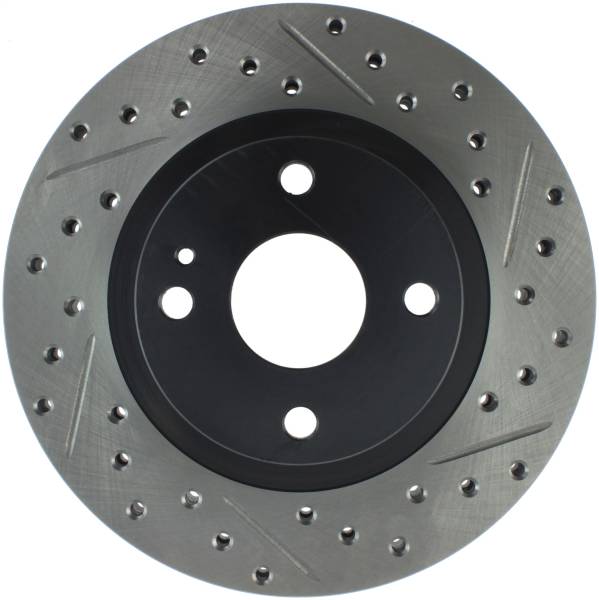 Stoptech - StopTech Sport Drilled/Slotted Brake Rotor Front Left 127.45058L