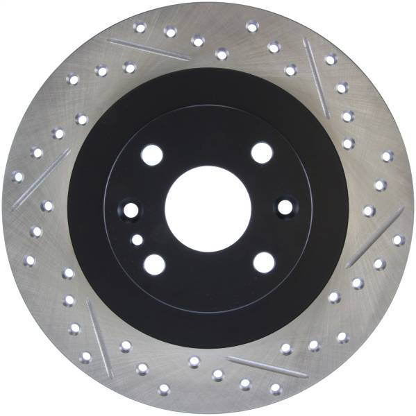 Stoptech - StopTech Sport Drilled/Slotted Brake Rotor Rear Left 127.45062L