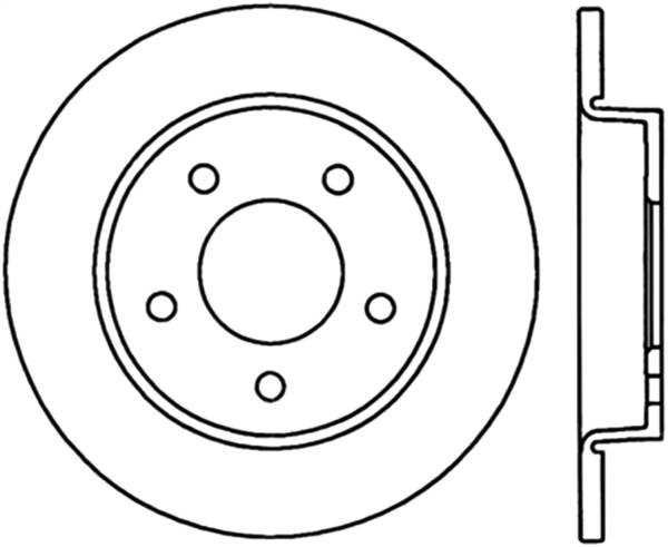 Stoptech - StopTech Sport Cryo Drilled/Slotted Brake Rotor Rear Left 127.45066CL