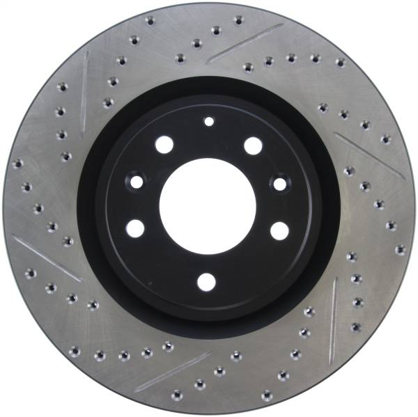Stoptech - StopTech 04-09 Mazda RX-8 Slotted & Drilled Right Front Rotor - 127.45071R