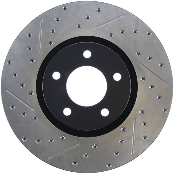 Stoptech - StopTech 07-09 Mazda 3 Right Front Slotted & Drilled Rotors - 127.45078R