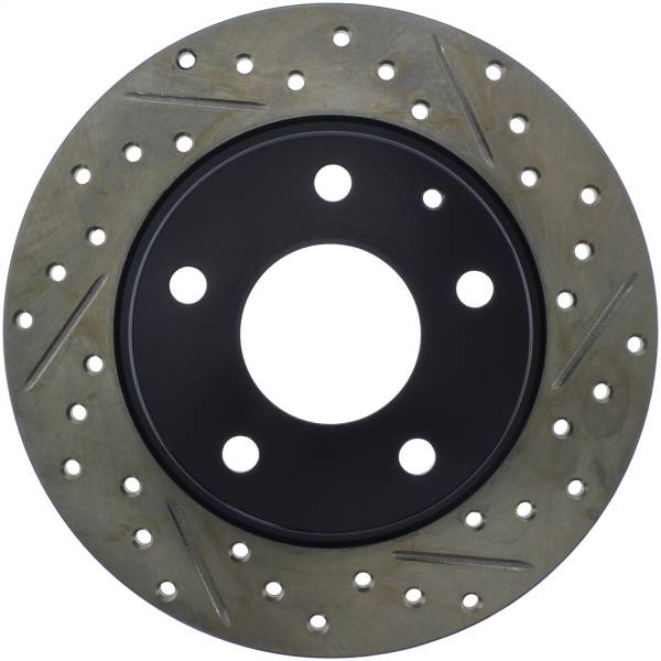 Stoptech - StopTech Sport Drilled/Slotted Brake Rotor Rear Left 127.45081L