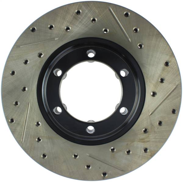 Stoptech - StopTech Sport Drilled/Slotted Brake Rotor Front Left 127.46025L