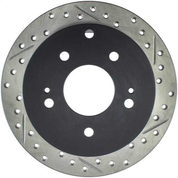 Stoptech - StopTech Sport Drilled/Slotted Brake Rotor Rear Left 127.46069L