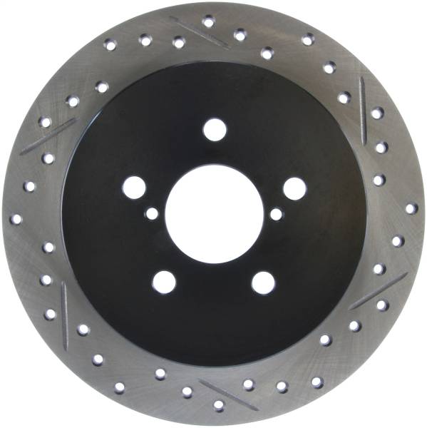 Stoptech - StopTech Sport Drilled/Slotted Brake Rotor Rear Left 127.47026L