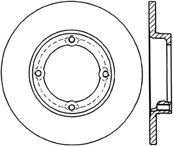 Stoptech - StopTech Sport Drilled/Slotted Brake Rotor Front Right 127.48001R