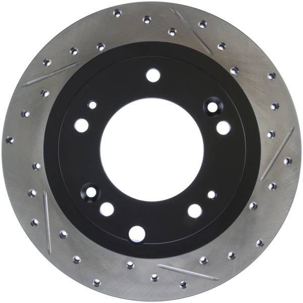 Stoptech - StopTech Sport Drilled/Slotted Brake Rotor Rear Left 127.50009L