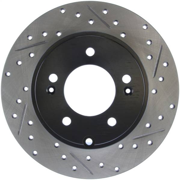 Stoptech - StopTech Sport Drilled/Slotted Brake Rotor Rear Left 127.51021L