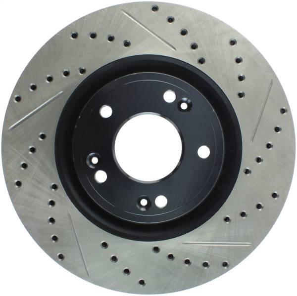 Stoptech - StopTech Sport Drilled/Slotted Brake Rotor Front Left 127.51032L