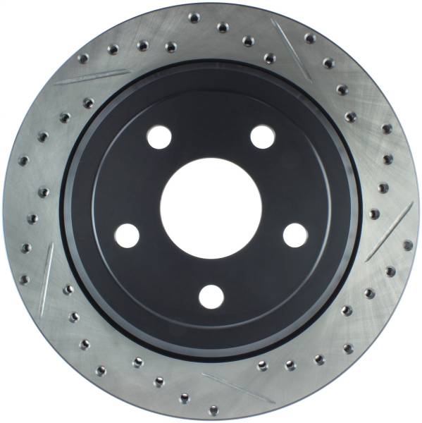 Stoptech - StopTech Slotted & Drilled Sport Brake Rotor 11-15 Jeep Grand Cherokee (Excludes SRT8) - 127.58007L