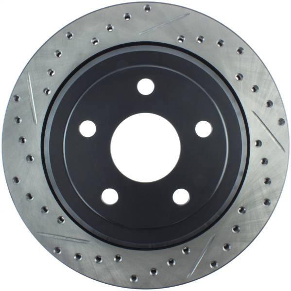 Stoptech - StopTech Slotted & Drilled Sport Brake Rotor 11-17 Jeep Grand Cherokee (Excludes SRT8) - 127.58007R