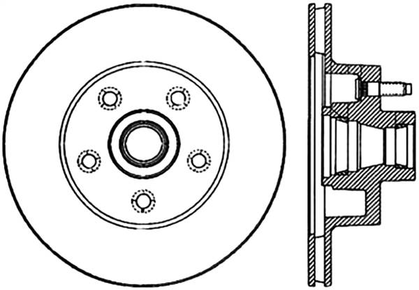 Stoptech - StopTech Slotted & Drilled Sport Brake Rotor - 127.61010R