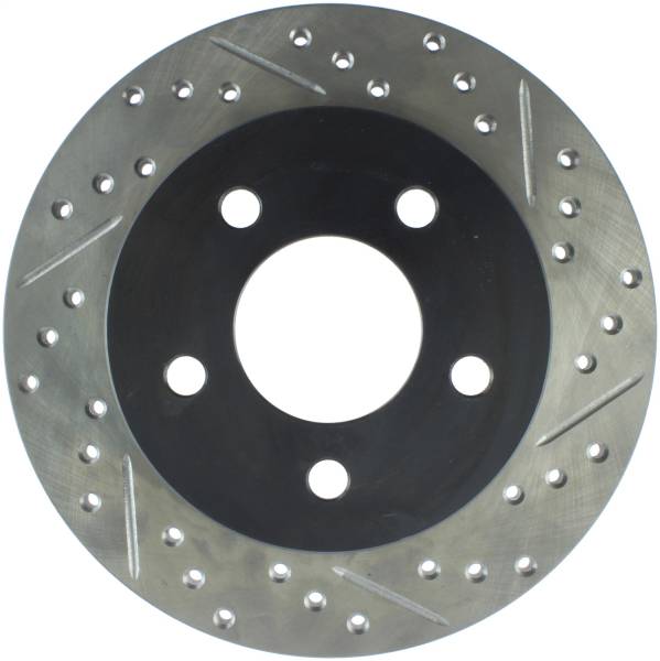 Stoptech - StopTech Sport Drilled/Slotted Brake Rotor Rear Left 127.61042L