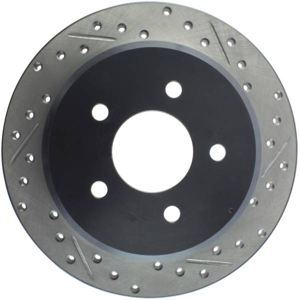 Stoptech - StopTech Sport Drilled/Slotted Brake Rotor Rear Left 127.61052L