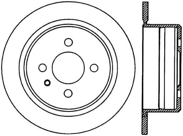 Stoptech - StopTech Sport Cryo Drilled/Slotted Brake Rotor; Rear Right