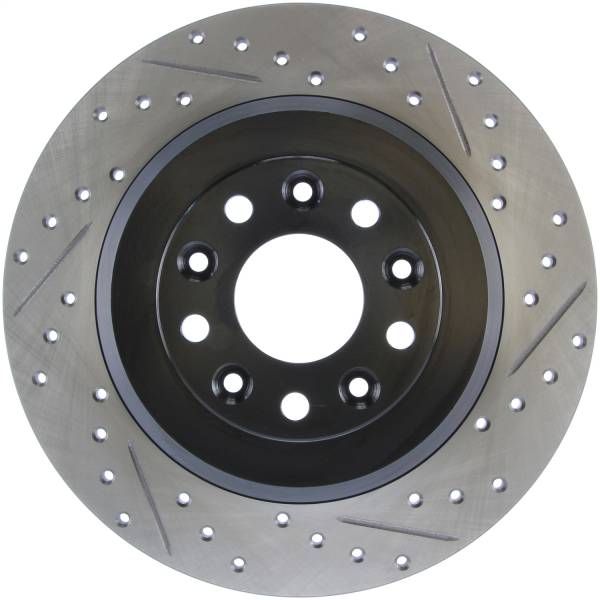 Stoptech - StopTech Sport Drilled/Slotted Brake Rotor Rear Left 127.61081L