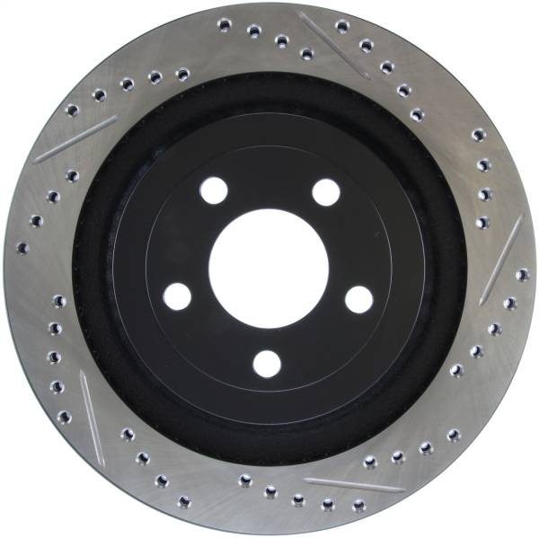 Stoptech - StopTech Slotted & Drilled Sport Brake Rotor - 2015 Ford Mustang GT - Rear Left - 127.61109L