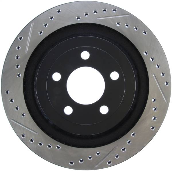 Stoptech - StopTech Slotted & Drilled Sport Brake Rotor - 2015 Ford Mustang GT - Rear Right - 127.61109R