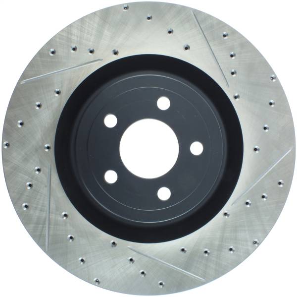 Stoptech - StopTech Slotted & Drilled Sport Brake Rotor - 2015 Ford Mustang GT - Front Left - 127.61116L