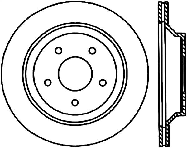 Stoptech - StopTech Sport Cryo Drilled/Slotted Brake Rotor Front Right 127.62040CR