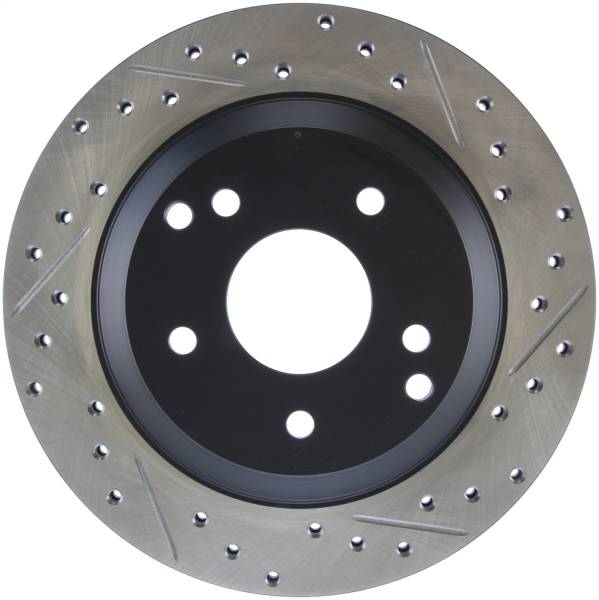 Stoptech - StopTech Sport Drilled/Slotted Brake Rotor Rear Left 127.62041L